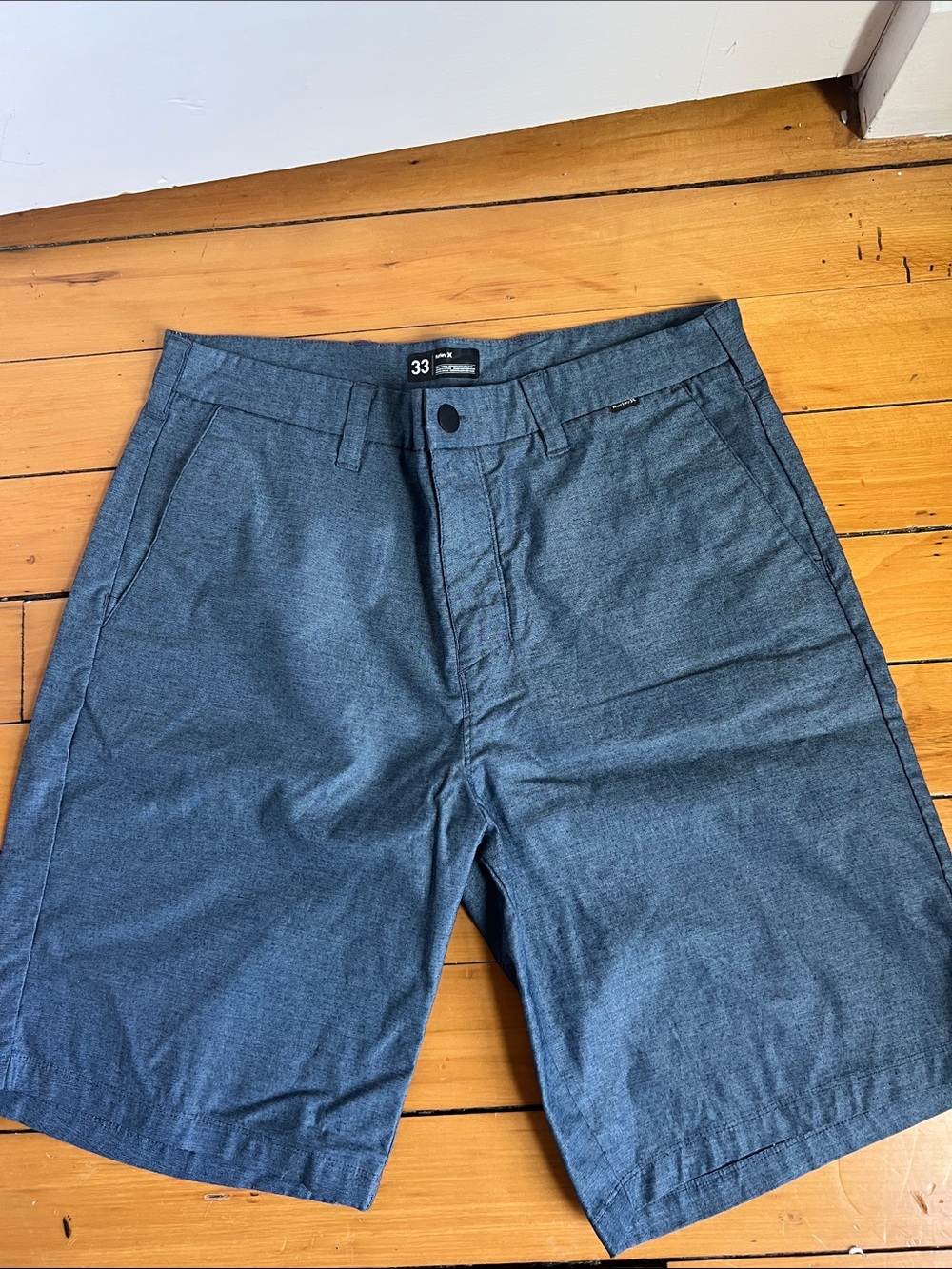 Hurley Men's Blue Gray Shorts size 33